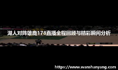 湖人对阵雄鹿178直播全程回顾与精彩瞬间分析